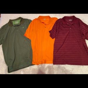 3 Men’s Golf Shirts, XL -NWOT